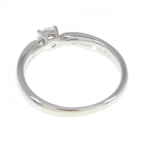 Tiffany & Co. Platinum Estate Diamond Grace Engagement Ring  TIFFANY Silver Engagement Ring